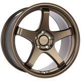 Satin Bronze 17x7.5 5x114.3 Conical 720 Form