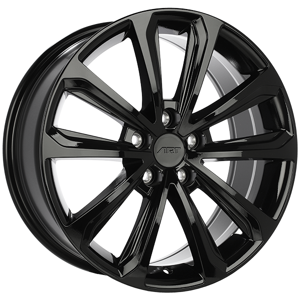 Gloss Black 18x8.0 5x120 Flat OE ART replica