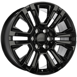 Gloss Black 20x9.0 6x139.7 Conical ART replica