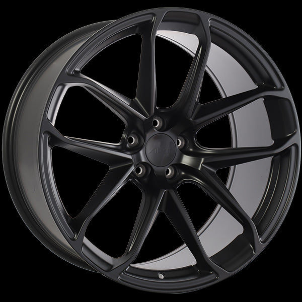 Satin Black 21x9.5 5x112 Radius R14 ART replica