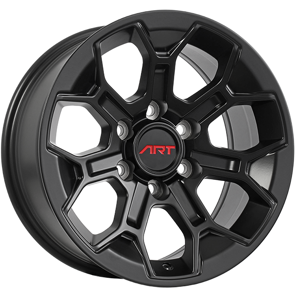 Satin Black 17x8.0 6x139.7 Flat OE ART replica