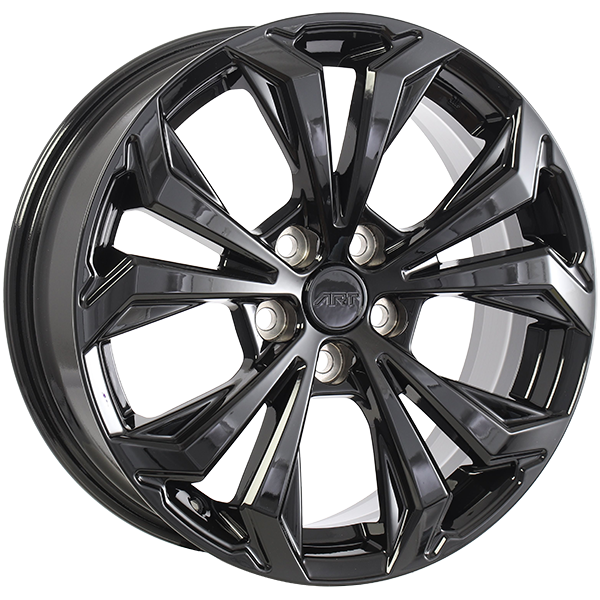 Gloss Black 18x7.0 5x114.3 Flat OE ART replica