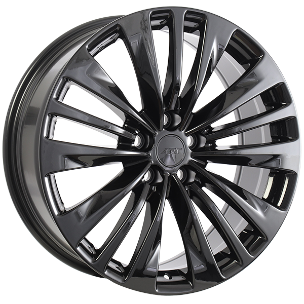Gloss Black 20x8.0 5x120 Flat OE ART replica