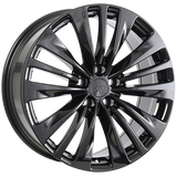 Gloss Black 20x8.0 5x120 Flat OE ART replica
