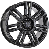 Gloss Black 20x8.5 6x120 Conical ART replica