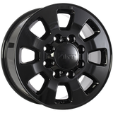 Gloss Black 18x8.0 8x165.1 Conical ART replica