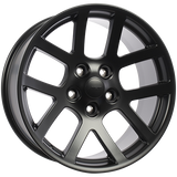 Satin Black 20x9.0 5x139.7 Conical ART replica