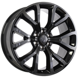 Gloss Black 22x9.5 6x135 Conical ART replica