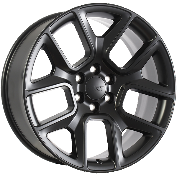 Satin Black 22x9.0 6x139.7 Conical ART replica