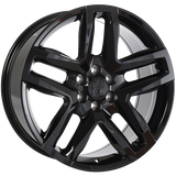 Gloss Black 17x8.0 5x139.7 Conical ART replica