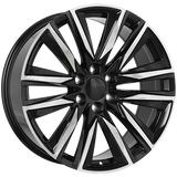 Gloss Black - Machined Face DURACOAT 20x9.0 6x139.7 Conical ART replica