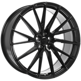 Gloss Black 22x9.0 5x112 Conical Ruffino