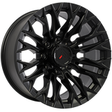 Satin Black 20x10.0 8x170 Conical Forged Wheels
