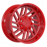 Red - Milled Edge 20x10.0 6x135/6x139.7 Conical Forged Wheels