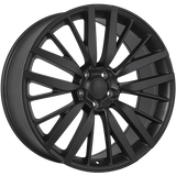 Satin Black 22x9.5 5x120 Conical ART replica