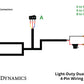 Diode Dynamics Light Duty Dual Output 3-way 4-pin Wiring Harness