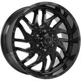 Gloss Black 20x9.0 6x135/6x139.7 Conical TIS Wheels