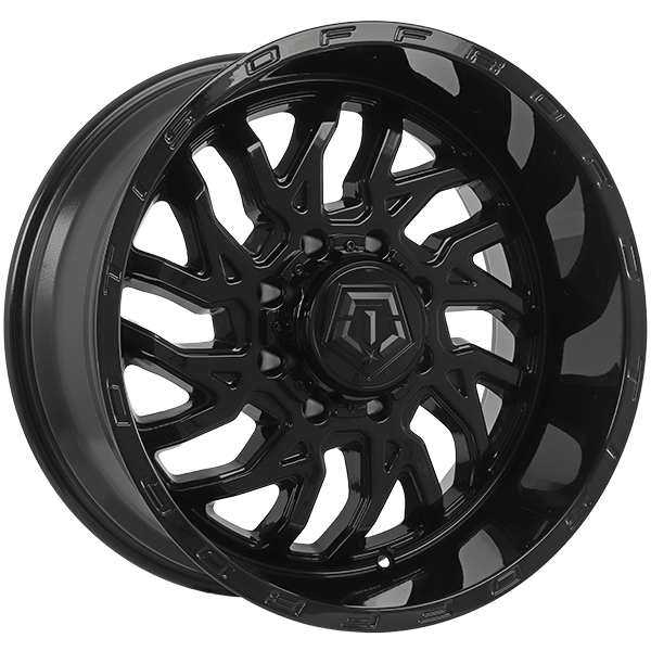 Gloss Black 20x10.0 8x165.1 Conical TIS Wheels