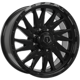 Gloss Black 20x9.0 8x165.1 Conical TIS Wheels