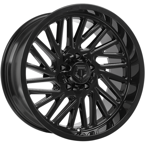 Gloss Black 20x10.0 5x127/5x139.7 Conical TIS Wheels