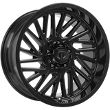Gloss Black 20x10.0 5x127/5x139.7 Conical TIS Wheels