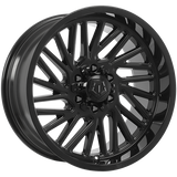 Gloss Black 20x10.0 6x135/6x139.7 Conical TIS Wheels