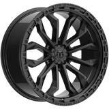 Satin Black 20x9.0 6x135 Conical TIS Wheels