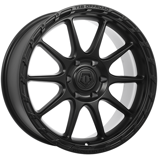 Satin Black 20x9.0 5x139.7 Conical TIS Wheels