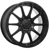 Satin Black 20x9.0 5x139.7 Conical TIS Wheels