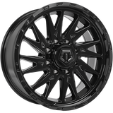 Gloss Black 24x12.0 8x180 Conical TIS Wheels