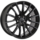 Gloss Black 20x9.0 5x112 Conical ART Replica