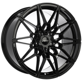 Gloss Black 19x9.5 5x112 Conical ART Replica