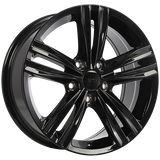 Gloss Black 18x8.0 5x112 Radius R13 ART Replica