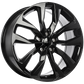 Gloss Black 19x8.0 5x120 Conical ART Replica