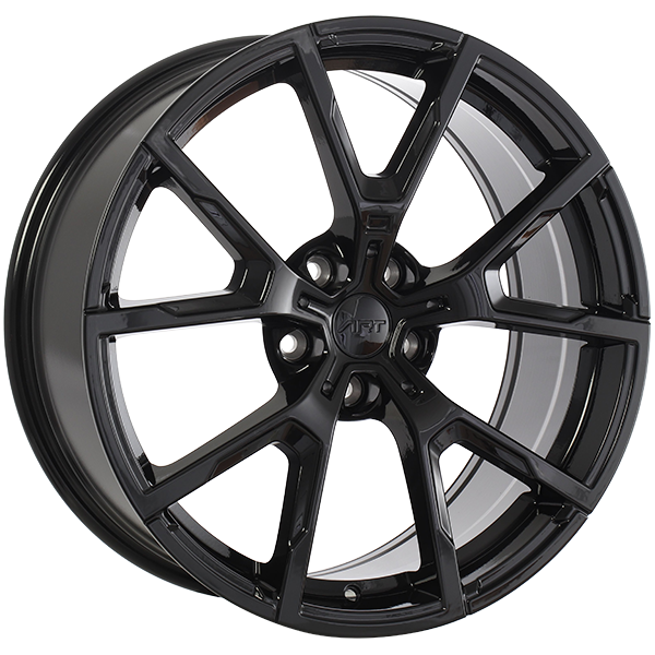 Gloss Black 18x8.0 5x112 Conical ART Replica