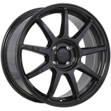 Gloss Black - Machined Lip 15x6.0 4x100 Conical DAI Wheels
