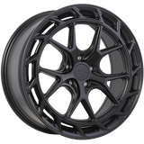 Satin Black 19x8.5 5x114.3 Conical 720 Form