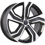 Gloss Black - Machined Face 18x8.0 5x108 Conical ART Replica