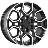 Gloss Black - Machined Face 18x8.0 6x135 Conical ART Replica