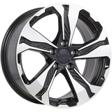 Gloss Black - Machined Face 17x7.5 5x114.3 Radius R12 ART Replica