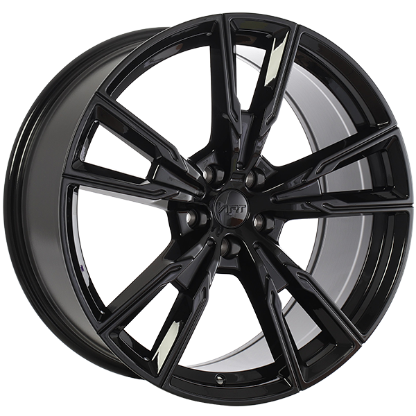 Gloss Black 22x9.5 5x112 Conical ART Replica