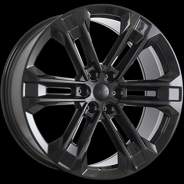 Gloss Black 21x9.0 6x120 Conical ART Replica