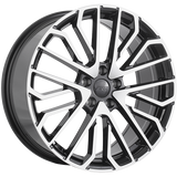 Gloss Black - Machined Face 19x8.0 5x112 Radius R14 ART Replica