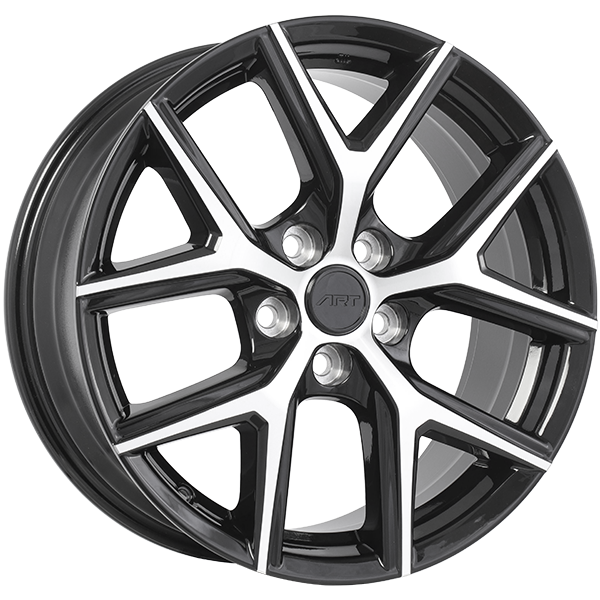 Gloss Black - Machined Face 18x7.5 5x114.3 Flat OE ART Replica