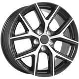 Gloss Black - Machined Face 18x7.5 5x114.3 Flat OE ART Replica