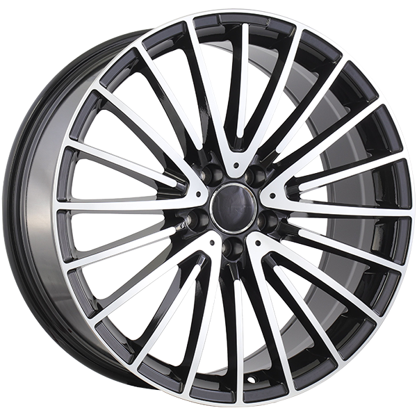 Gloss Black - Machined Face 19x9.5 5x112 Radius R14 ART Replica