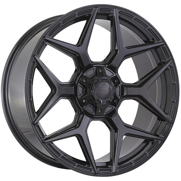 Gloss Black 22x9.5 6x135/6x139.7 Conical Ruffino HARD