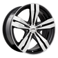 DAI Wheels TARGET Gloss Black - Machined FaceDW3415012 | Size: 15x6.5 | Bolt Pattern: 4x100 | Offset: 40 | Center Bore: 73.1