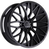 Gloss Black 22x12.0 6x139.7 TIS Wheels