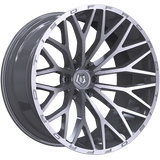Silver - Brushed Face 20x10.0 6x135 Conical TIS Wheels